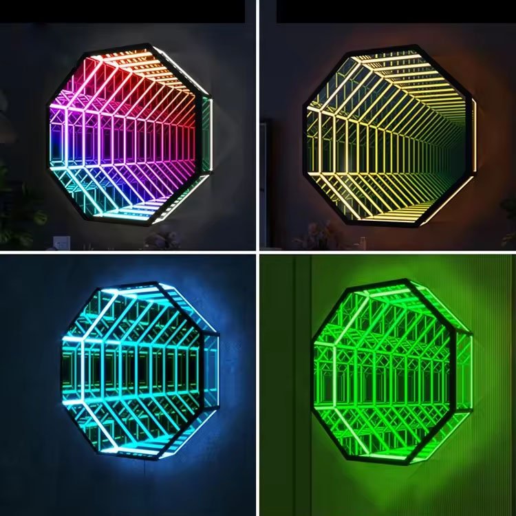 Infinity Mirror Neon Sign - Image 6